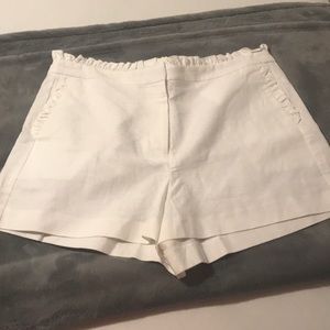 JCrew White Shorts